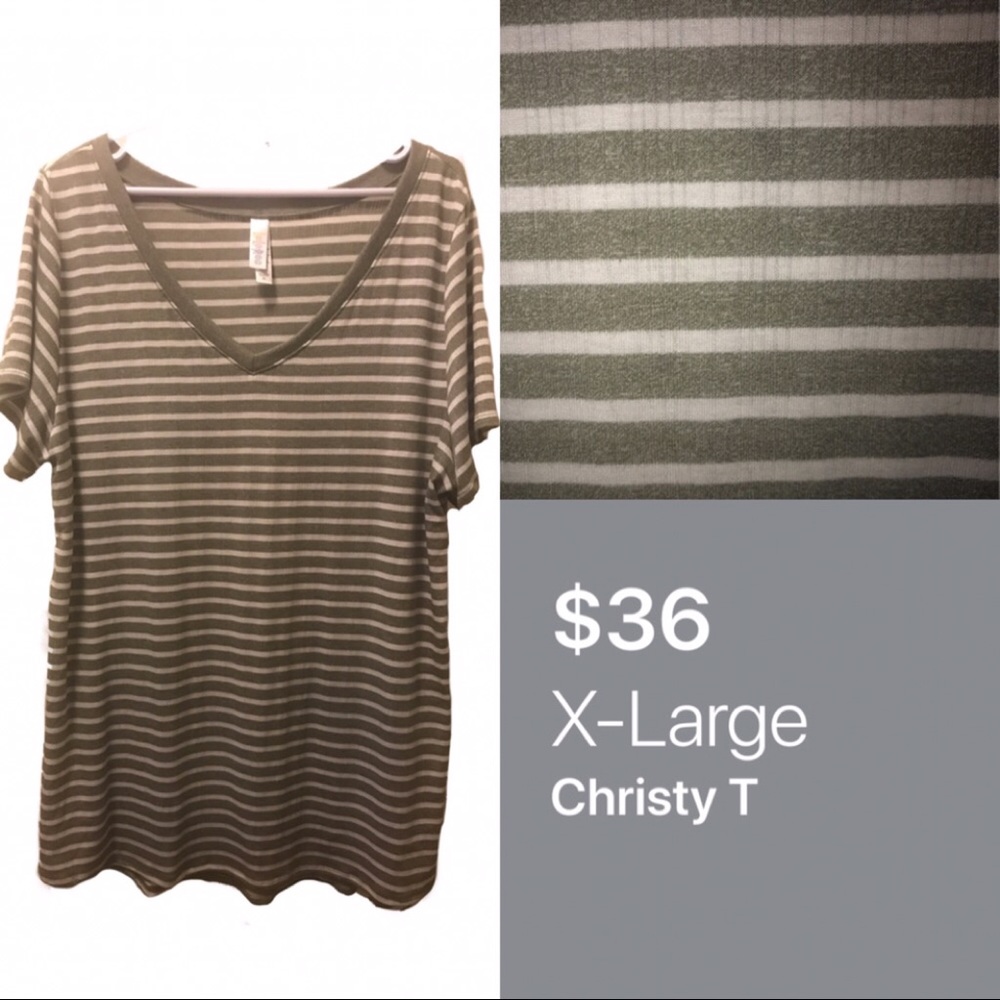 🆕 LuLaRoe XL Christy V-Neck Tee - BNWT